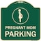 Signmission Pregnant Mom Parking With Graphic Heavy-Gauge Aluminum Architectural Sign, 18" x 18", G-1818-23274 A-DES-G-1818-23274 - alternate 1